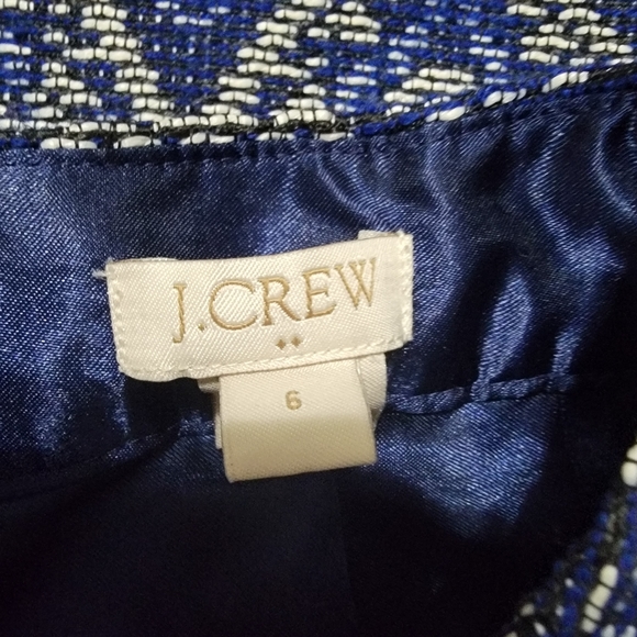 J. Crew blue mini skirt size 6 - Picture 3 of 6